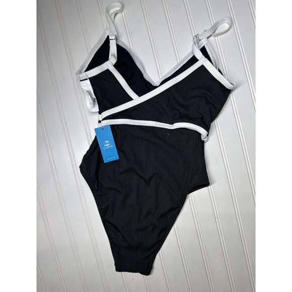 NWT Cupshe Swimsuit Bathing Suit Cheeky 1 PC & Tankini & High-Cut BUNDLE Size S - Picture 6 of 8